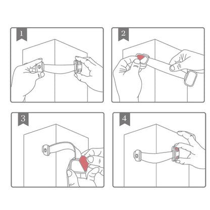 ABS Children Closet Cabinet Drawer Box Wardrobe Fridge Child Safety Lock Protection Baby Cabinet Lock Anti-Clip Hand