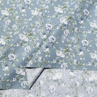160x50cm Vintage Rose Flower Cotton Fabric Cotton Bedding Cotton Clothing Hair Ring Fabric