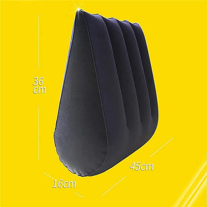 Wedge Pillow Triangle Cushion Exotic Funny Love Position Cushion Game Inflatable Magic Triangle Inflatable Pillow for Couples