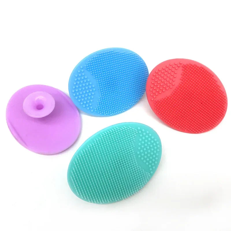New Soft Silicone Baby Bath Head Massage Brushes Hair Washing Brush Scalp Comb Kids for Newborn Bath Wipe Washing Hair Tools