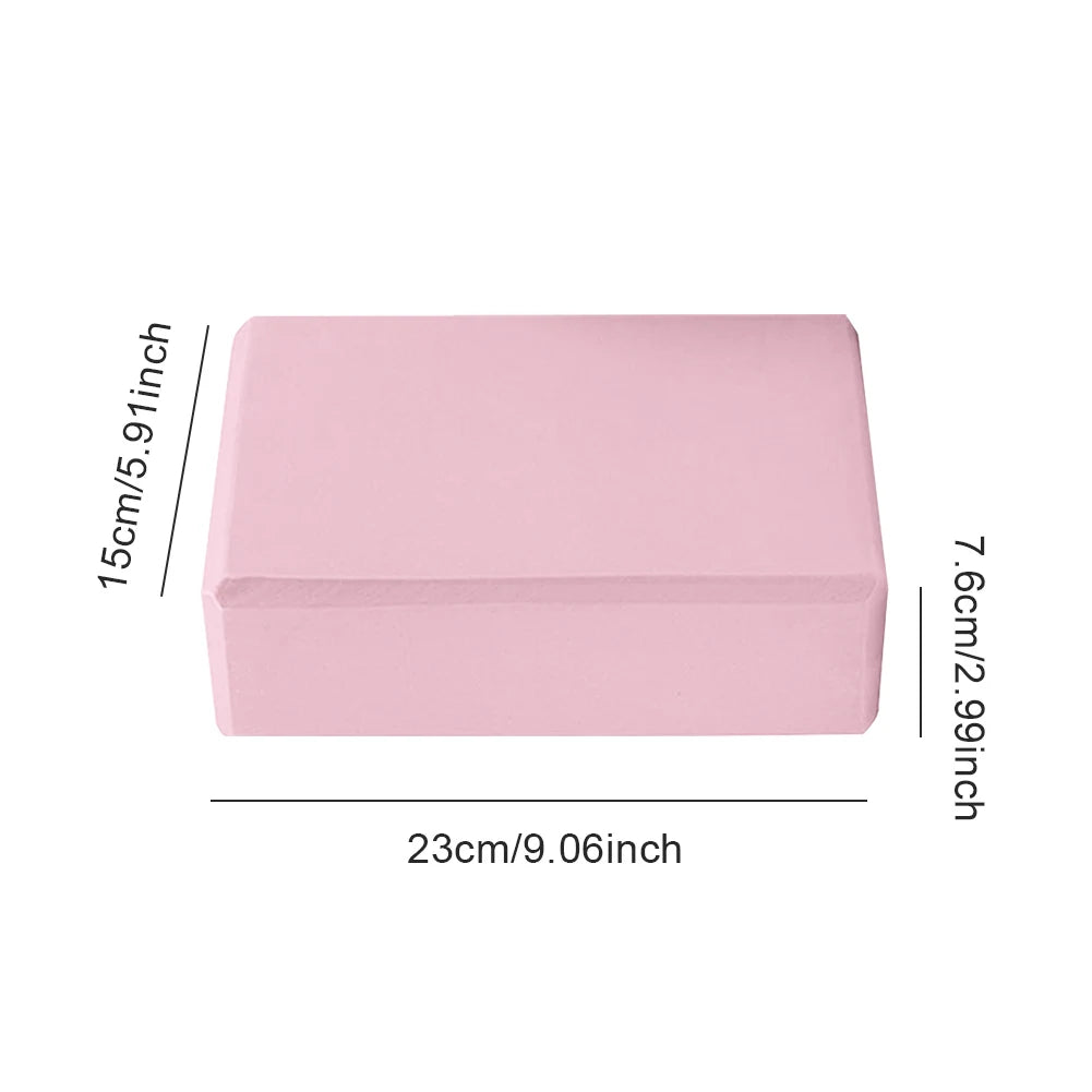 Cork Yoga Block Set EVA Gym Blocks Cork Foam Yoga Brick Exercise Stretch Body Shaping Wood Yoga Blocks Fitness Yoga Accessories