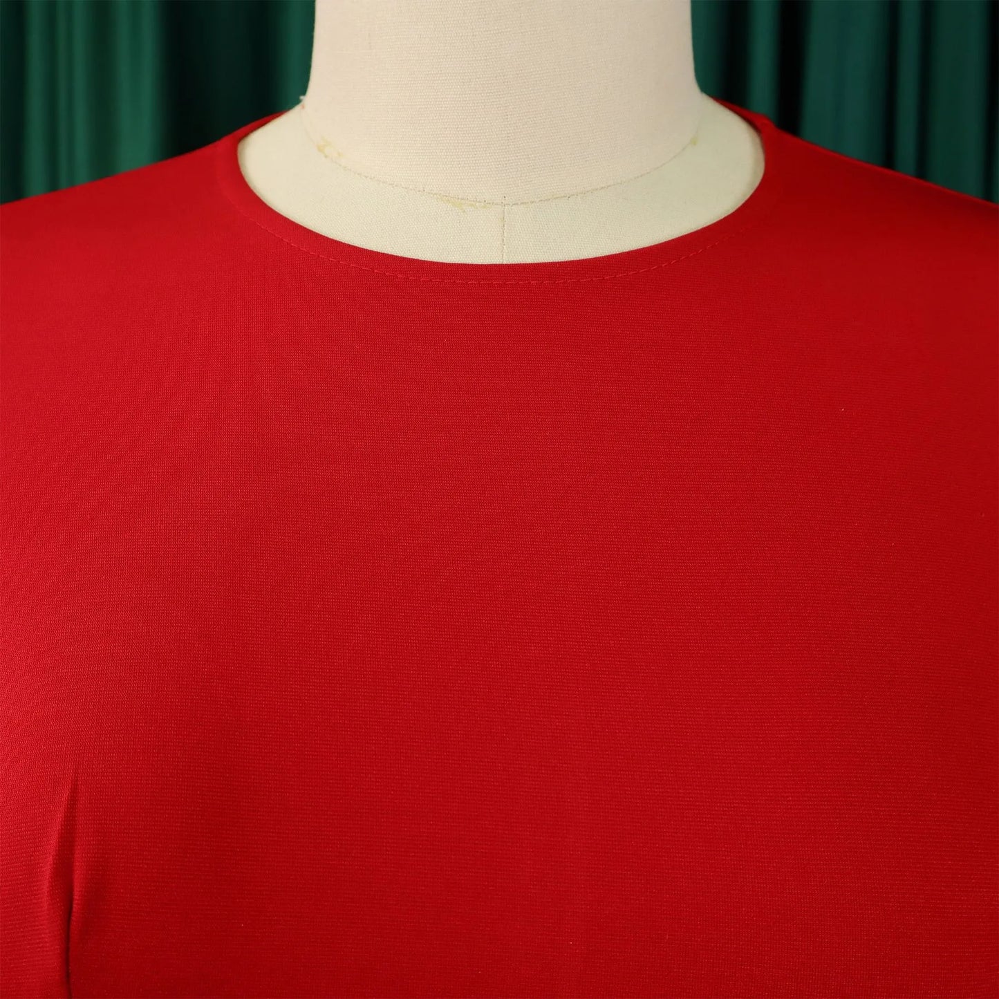 Elegant Office Dresses for Woman O Neck Full Sleeve Sheath Ruffles Package Hips Mid Calf Professional Business Work Dress Midi