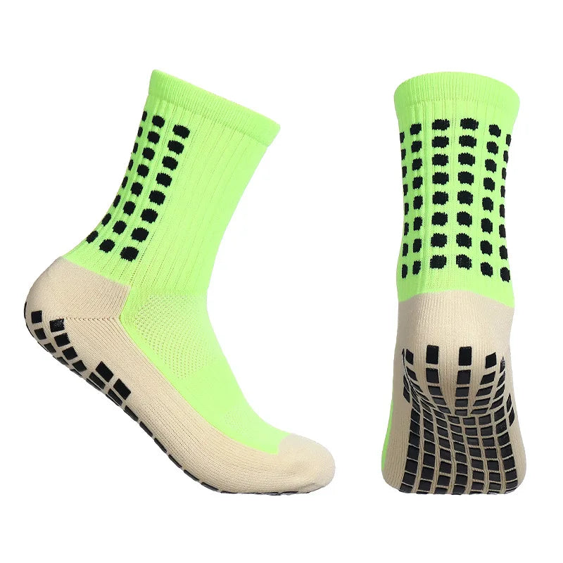 Anti-Slip Football Socks Men Women Sports Socks Breathable Silicone Bottom Soccer Outdoor Sport Running Cycling Grip Socks