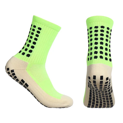 Anti-Slip Football Socks Men Women Sports Socks Breathable Silicone Bottom Soccer Outdoor Sport Running Cycling Grip Socks