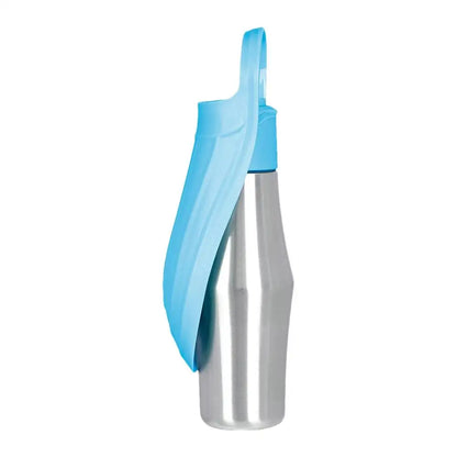 Travel Water Bowl For Dogs Portable Dog Water Bottle For Walking Leak Proof Foldable Water Dispenser Stainless Steel Water Bowl