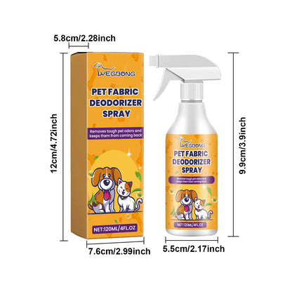 Pet Deodorant Spray Remove Body Odor Smelly Deodorizer Natural Fresh Scent Eliminate Urine Smell Air Fresh Dog Deodorizer Liquid