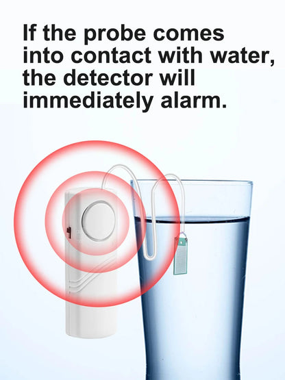 Water Leak Sensor Sound Alarm System Smart Home Automation Water Overflow Level Detector Residential Security Protection