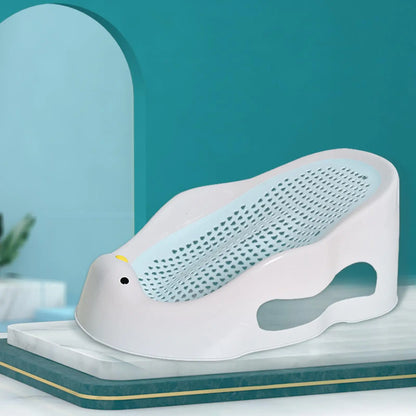 Baby Bath Support Portable Soft Non-Slip Lounger for 0-6 Months Infant blue