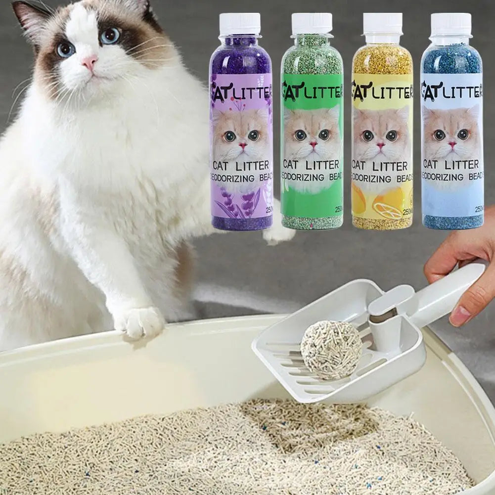 Cat litter deodorizing beads odor-removing beads odor-eliminating agent granules cat litter box anti-odor beads fragrant beads