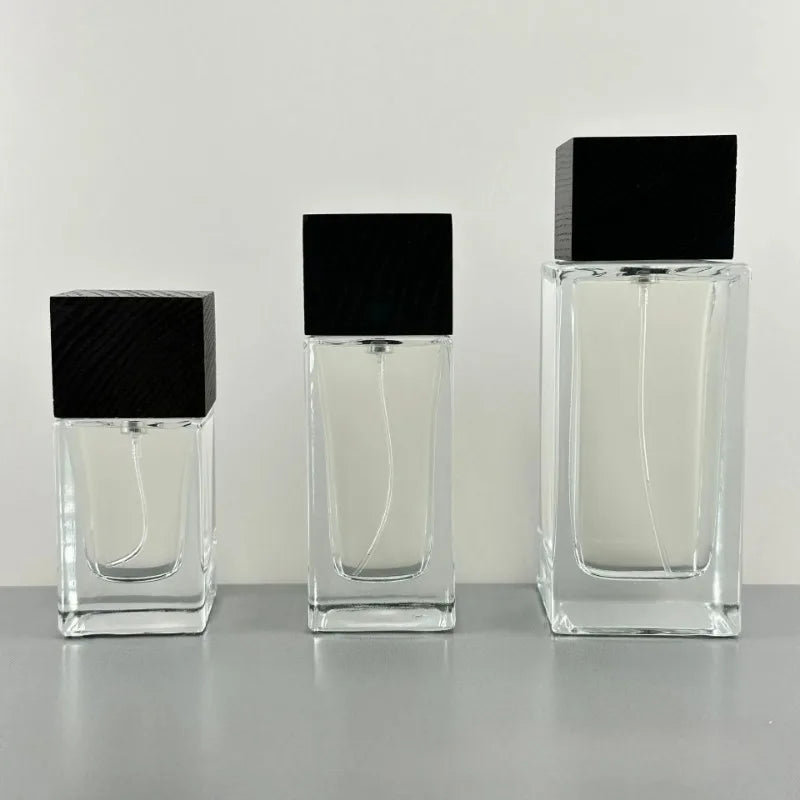 Perfume Container Bottle Cosmetics Bottled Crystal White Glass Bottles and Finely Sprayed in Bottles Perfumes
