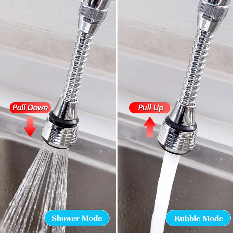 Kitchen Faucet Nozzle Extender Sink Water Tap Nozzle Filter Bubbler Faucet Aerator Attachment Home Bathroom Toilet Accessories
