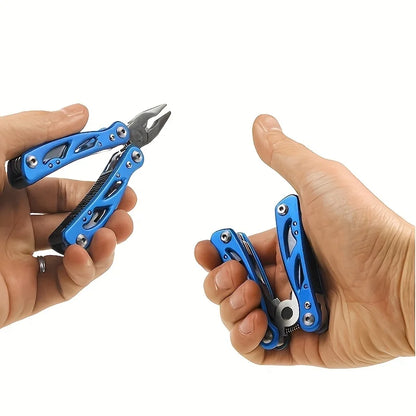 Camping Gear Outdoor Survival Stainless Steel 9 In 1 Portable Multi Tool Plier Camping Accessories Portable