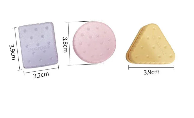 Lytwtw's Stationery  School Office Supplies Cute Cookie Sharpener For Pencil Creative Item back to school Lovely