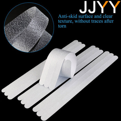 JJYY 6/12/24 Pcs Anti Slip Strips Shower Stickers Colored Non Slip Bath Safety Strips for Bathtub Shower Stairs Floor