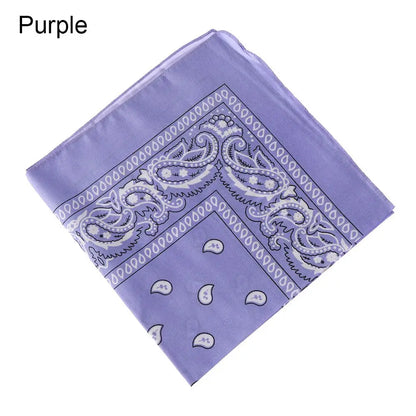 Sports Supplies Handkerchief Neck Scarf Printed Square Scarves Paisley Bandana Hair Band Wristband