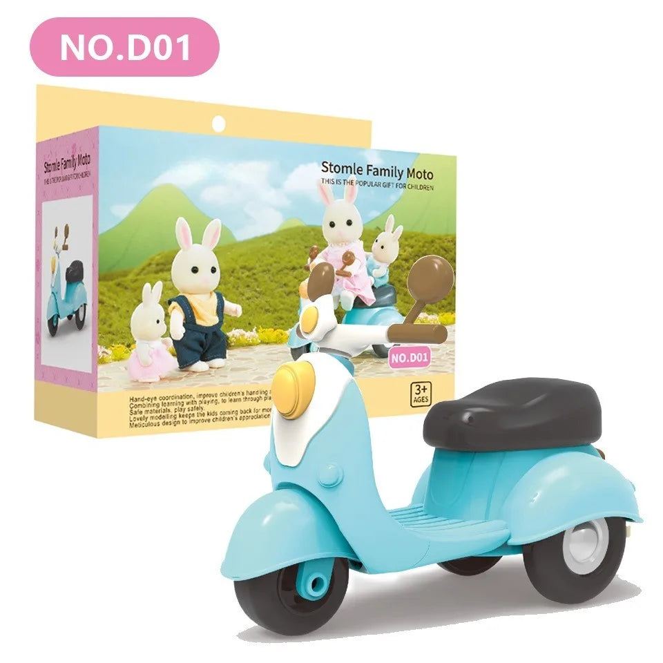 Dollhouse Furniture Set Doll house Bathroom/Kitchen/Fridge/Washing Machine Laundry Kids Doll House Miniature Pretend Play Toys