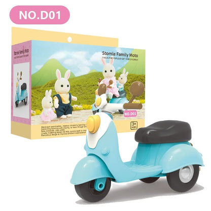 Dollhouse Furniture Set Doll house Bathroom/Kitchen/Fridge/Washing Machine Laundry Kids Doll House Miniature Pretend Play Toys