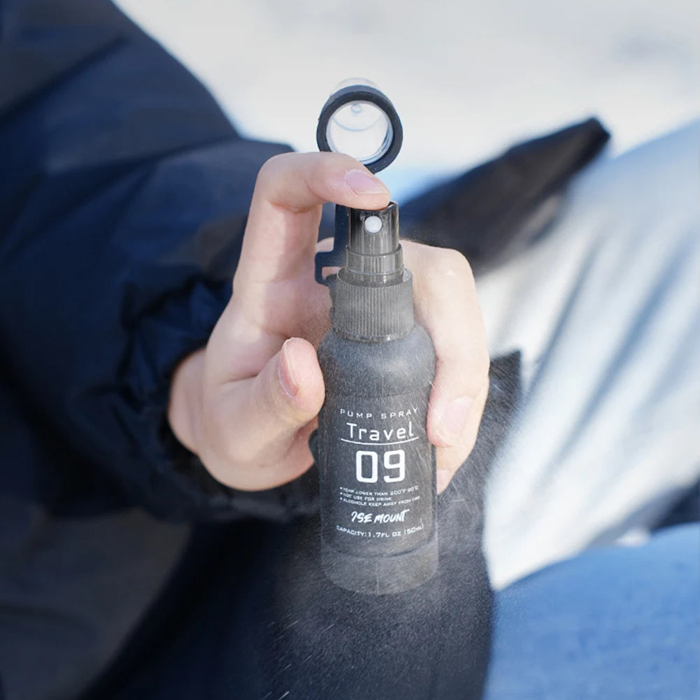 50/80ml Travel Bottle Leak Proof Outdoor Camping Trip Spray Bottle Alcohol Dispenser Leak Proof Portable Spray Bottle