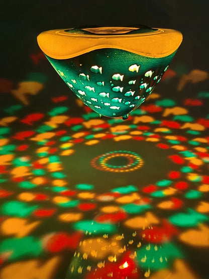Colorful Underwater Lights Fish Pattern Fountain Projector Light 4 Colors Battery Operated Pool Accessories