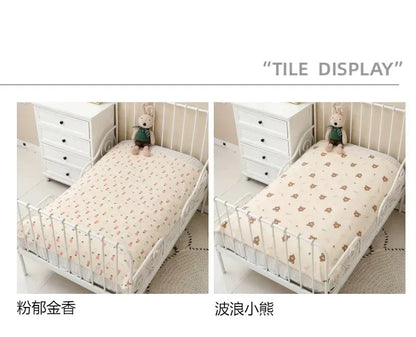 120*90CM Infant Change Diaper Pad Cover Washable Newborn Bed Nappy Mattress Crib Sheet Waterproof Baby Urine Mat Cotton Reusable