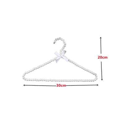 1Pc Pearl Clothes Hanger Kids Thicker Drying Racks Seamless Anti-slip Windproof Clothing Hanger Organization Home Decoration