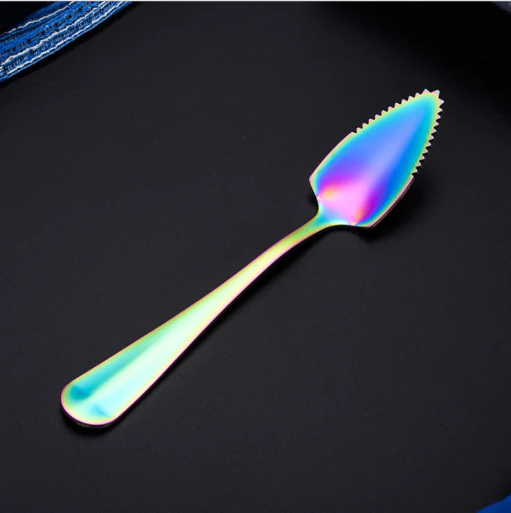 304 Stainless Steel Salad Spoon Fork Spoon Set Spoon Gift Fork Fruit Fork Soup Spoon Western Food Fork Spoon Children's Spoon