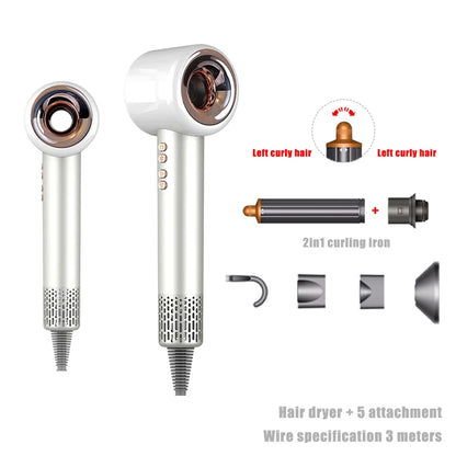 Professional Hair Dryer Super Hair Dryer 220V Leafless Hair dryers Home Curling Iron Salon Hair Styler Blow Drier