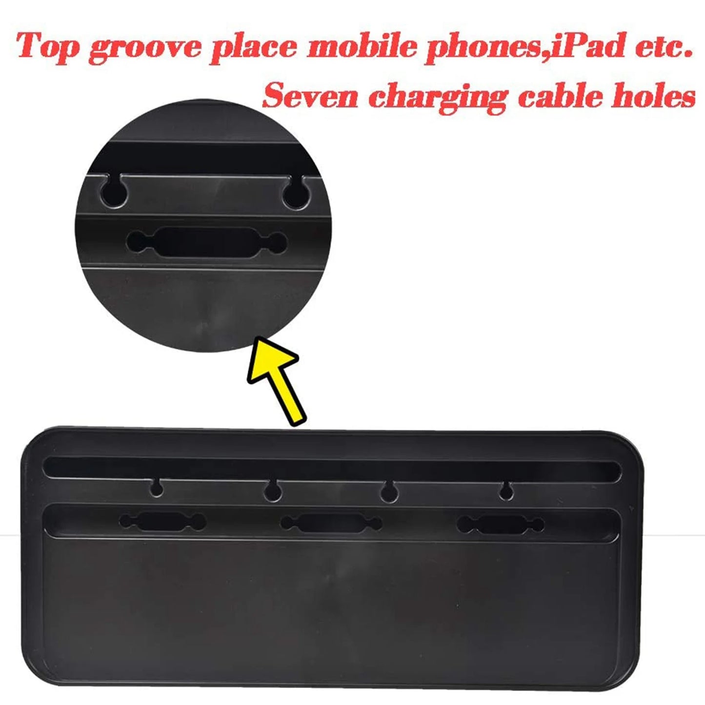 B50B-Cable Management Box For Desk Cable Management And Power Strip Box Solutions(Black)