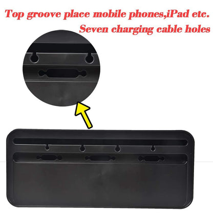 B50B-Cable Management Box For Desk Cable Management And Power Strip Box Solutions(Black)