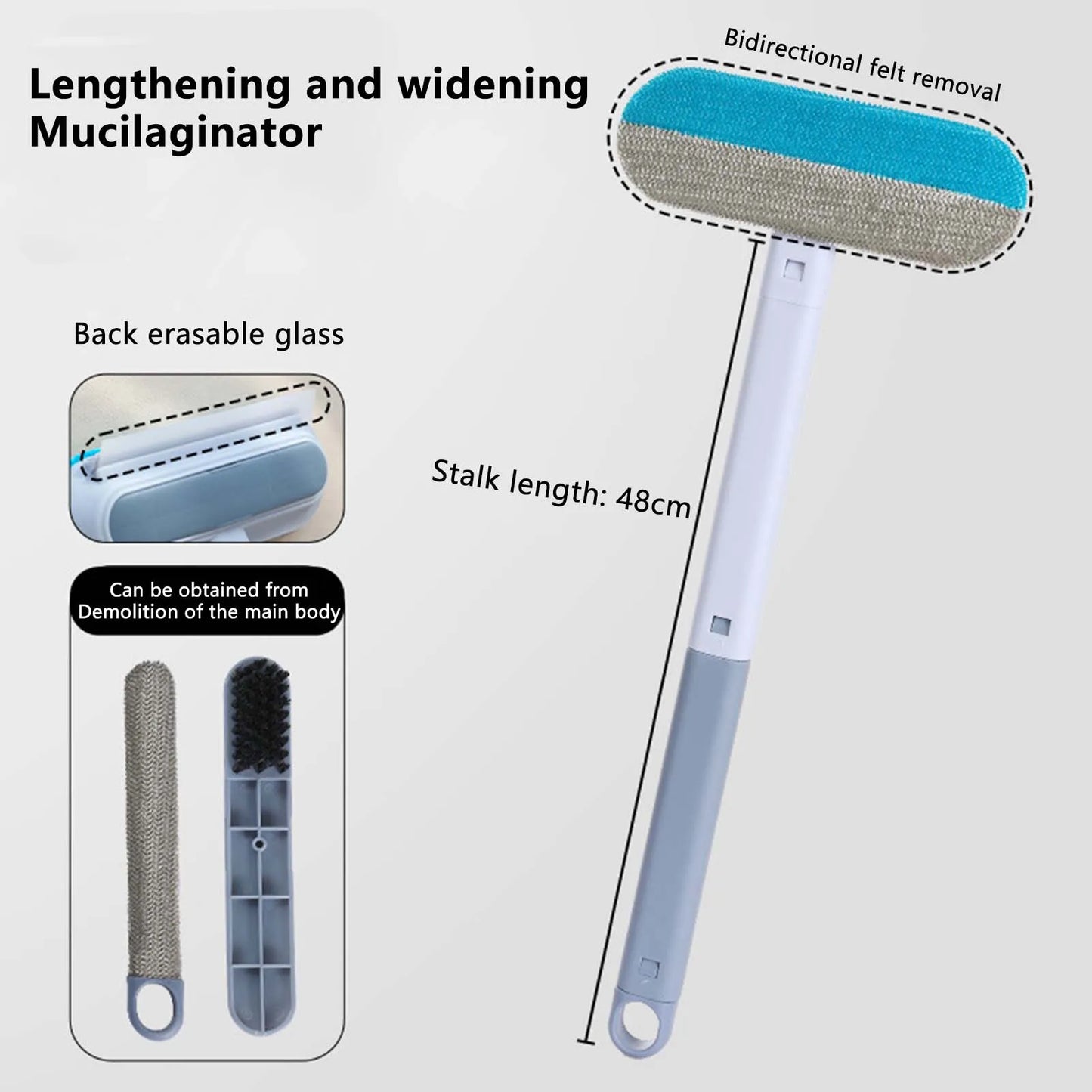 Multifunctional Pet Hair Remover Skin-friendly Hair Removal Brush Pet Shedding Cleaning Tool for Dogs Cats Pet Supplies