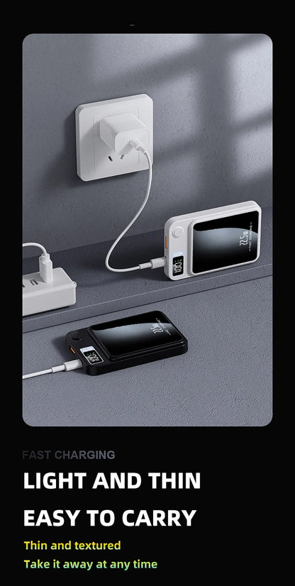 22.5W Magnetic Power Bank Wireless Fast Charging Portable Charger External Auxiliary Spare Battery for IPhone Magsafe Powerbank