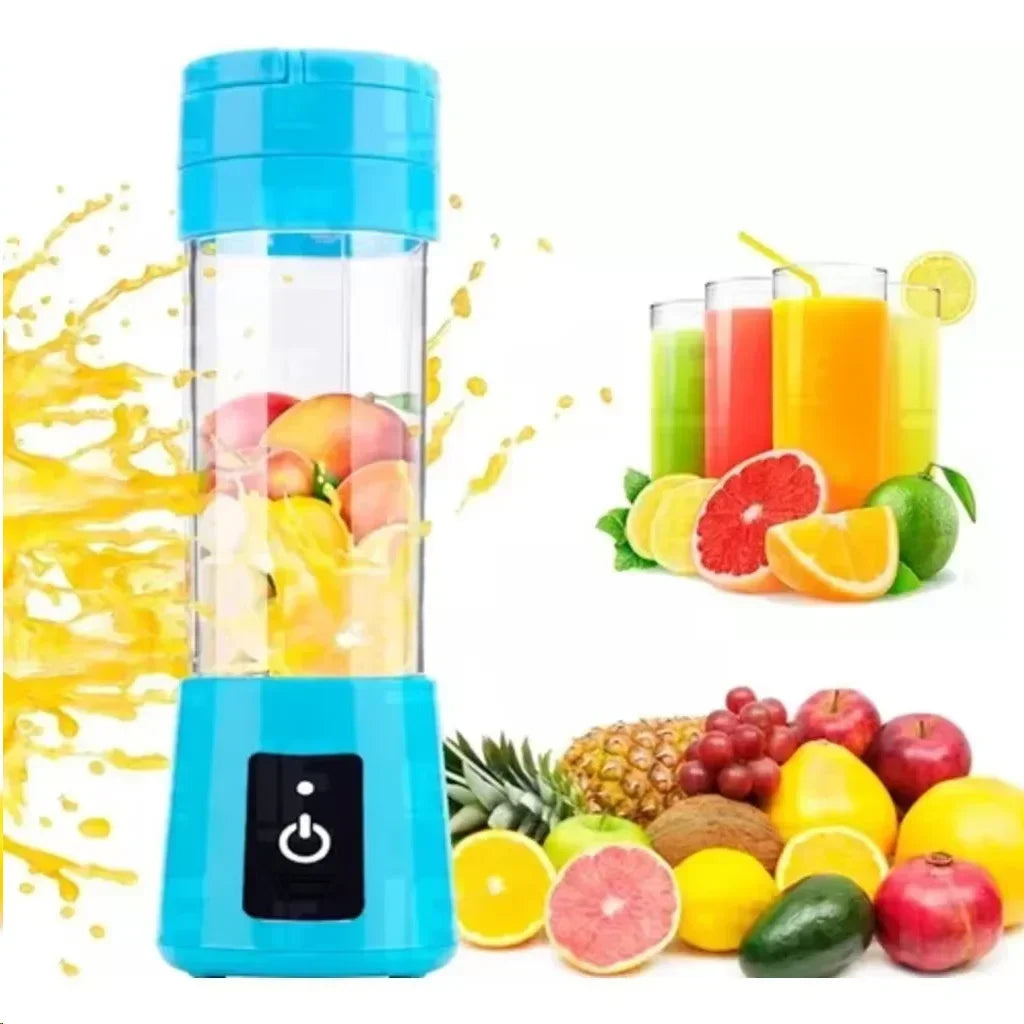 2025 New Mini Portable Handheld USB Rechargeable Blender 380ml Smoothie Maker Travel Juicer Cup for On-the-Go Shakes and Juices