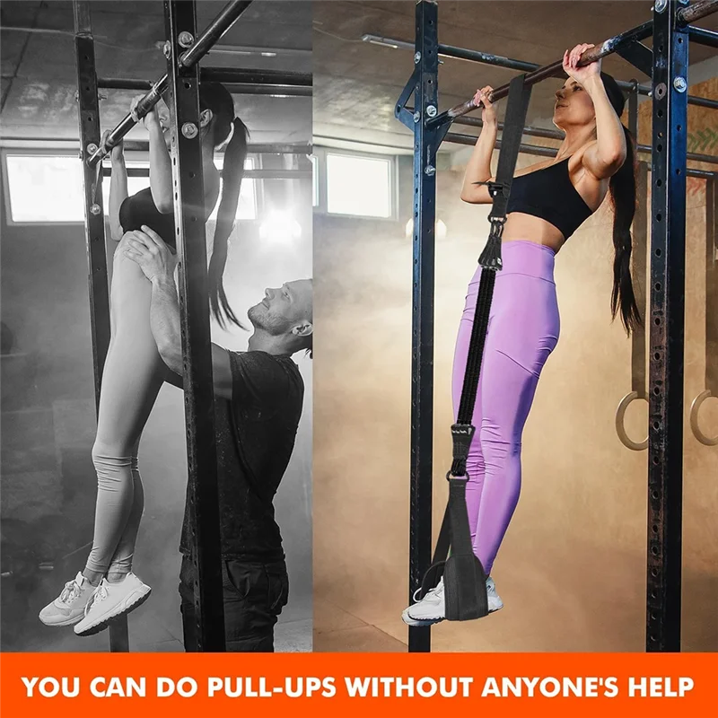 Pull Up Assistance Bands Set Resistance Strap Elastic Hanging Rope Pull Bar Fitness Auxiliary Pull Latex Workout Band