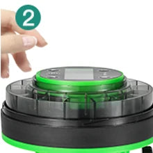 Automatic Fish Feeder for Aquarium, Automatic Food Dispenser with Timer, Rechargeable Timer Feeder, with USB Cable, LCD Display