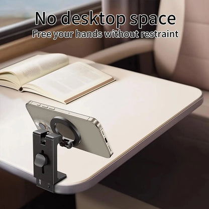 Magnetic Phone Mount Car Phone Holder Mount For Backseat Foldable Smartphones Stand For Calling Navigation GPS Video Recording