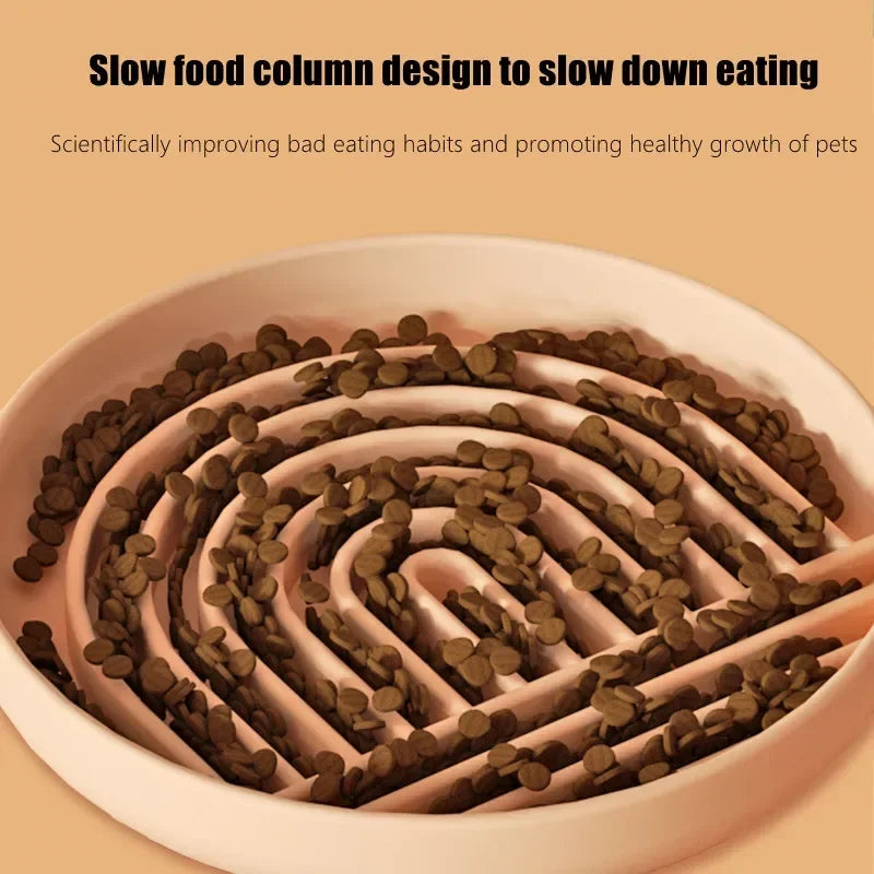 Slow Food Bowl Silicone Dog Lick Mat for Dogs Pet Slow Food Plate Non-sliping Pet Anti-choking Feeder Dog Food Bowl Pet Supplies