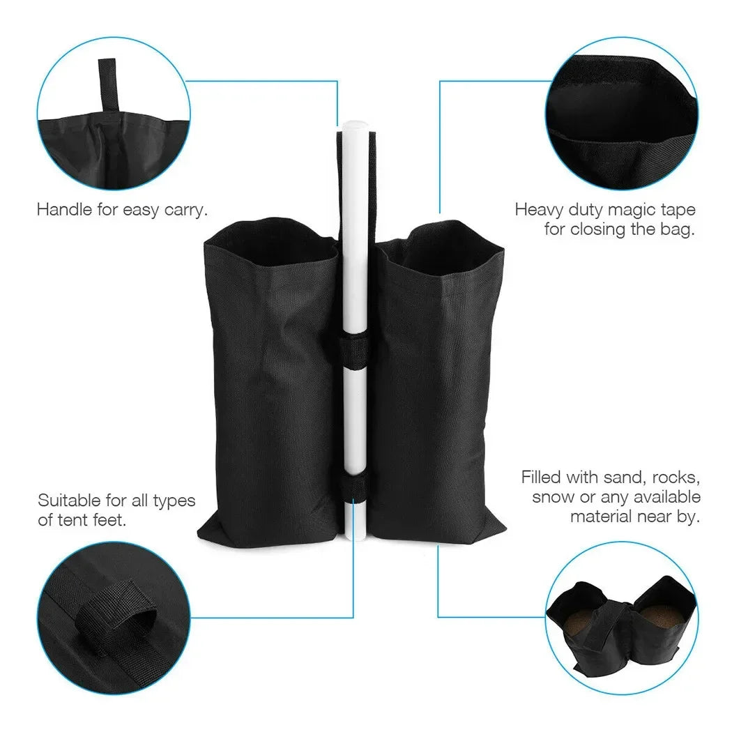 Camping Equipment Garden Gazebo Foot Leg Feet Weights Sand Bag Marquee Waterproof Tent Set Outdoor Accessories Tent Accessories