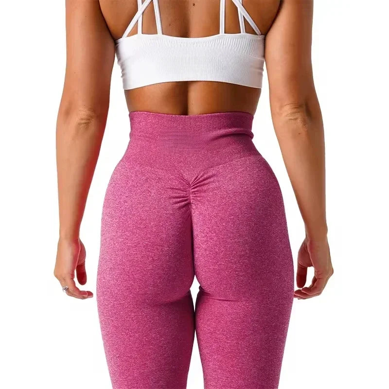 Speckled Scrunch Seamless Leggings Women Soft Workout Tights Fitness Outfits Yoga Pants Gym Wear