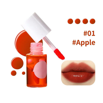 Lip Gloss, Long-Lasting Water Tint, Cup-Resistant Lip Stain, Hydrating Lip Makeup, Fruit Platter Series