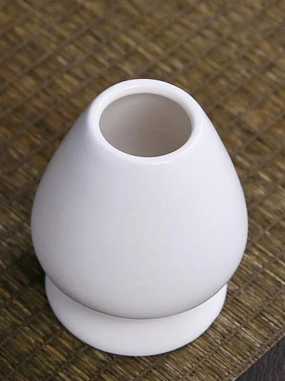 1PC Japanese Matcha Stirrer Rack Ceramic Tea Holder Matcha Chasen Rack Bamboo Matcha Whisk Stand Home Tea Maker Matcha Tools