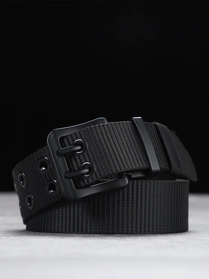 Lengthened needle buckle canvas belt belt man belt simple business students young  belt women with fat cloth belt