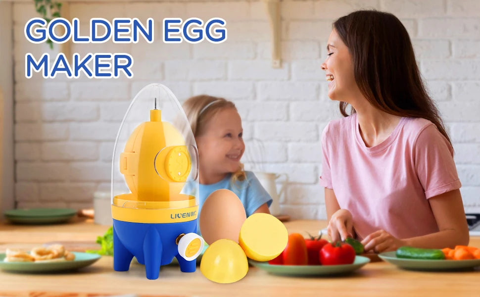 Manual Golden Stirrer Egg White Yolk Shaker Pull Beater Turn Device Homogenizer Home Non-Beater Kitchen Accessories New