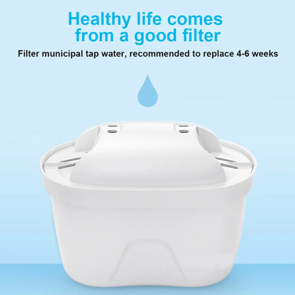 6pc Water Filter Cartridge Household Kitchen Water Purification Filter Water Limescale Activate Carbon Water Filter