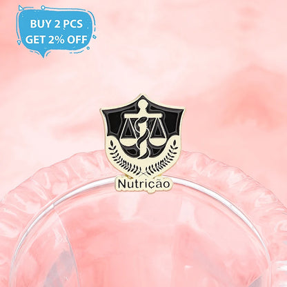 Odontologia Pharmacy Fisioterapia Enamel Pins Custom Creative Logo Brooches Lapel Badges Clothes Punk Jewelry Gift for Friends