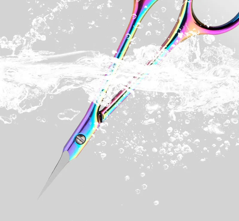 Stainless Steel Manicure Scissors for Nail Care Cuticle Nipper Dead Skin Remover Scissors Nail Art Cuticule Cutter Beauty Tool