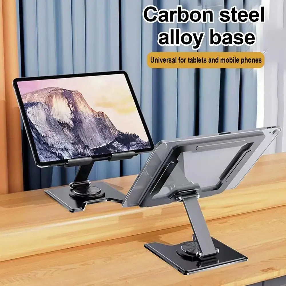 Tablet Holder Rotatable Hollow Tablet Stand Laptop Holder Tablet Mount Tablets Mount Bracket Stable & Foldable For Offices