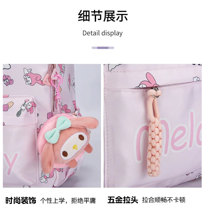 New style trendy student schoolbag cartoon print cute large capacity backpack fashionable middle school student backpack