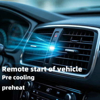 Universal auto start stop keyless entry system engine start alarm system push one-button start system remote car accessories