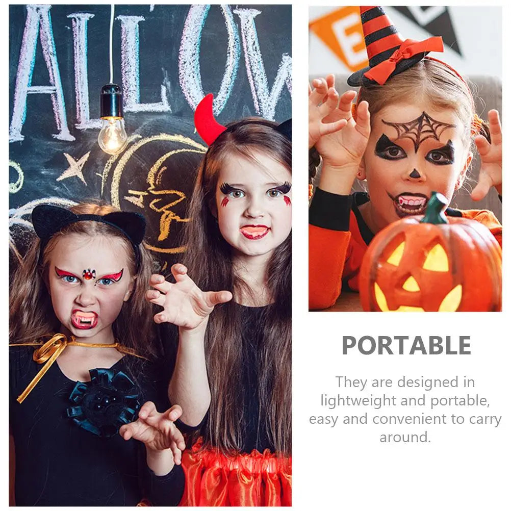 24pcs Halloween Fake Teeth Playthings Horrific Zombie Teeth Funny Party Denture Props Fake Teeth Halloween Ugly Teeth Toys Set