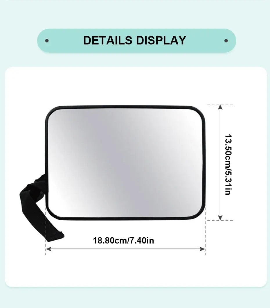 SEAMETAL Car Rearview Mirror Baby Mirrors For Safety Interior Mirror Universal Car Seat Headrest Mirror Monitor Child Baby
